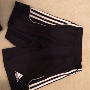 Youth Large black Addidas Soccer Shorts